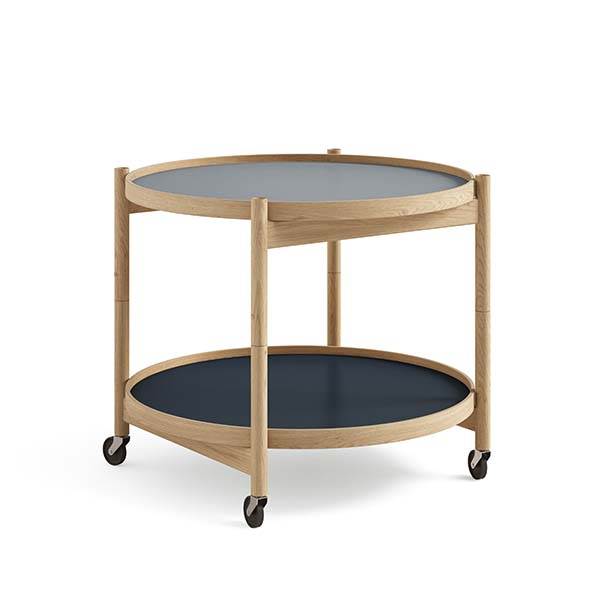 Brdr  Krüger Bølling Bakkebord 60 Cm  Eg Olie  Bakke  : Water   Bakke  : Base  : Erling Christensen Møbler