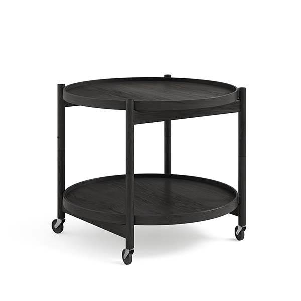 Brdr  Krüger Bølling Bakkebord 60 Cm  Sortlakeret Eg Bakke  : Sortlakeret Eg   Bakke  : Sortlakeret Eg  : Erling Christensen Møbler