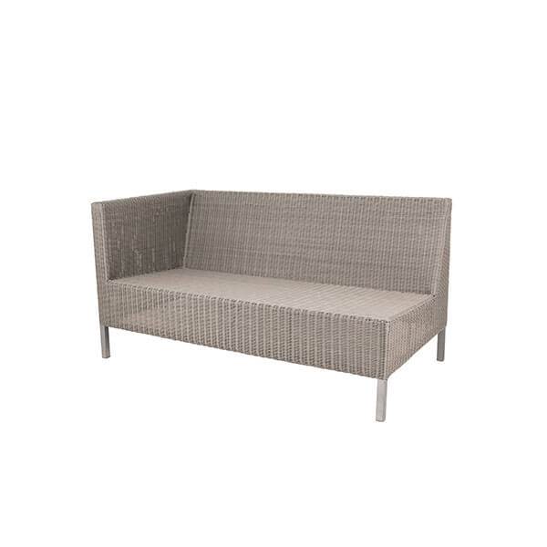 Cane-line Connect  -pers  Havesofa Taupe  Højre Modul  : Erling Christensen Møbler