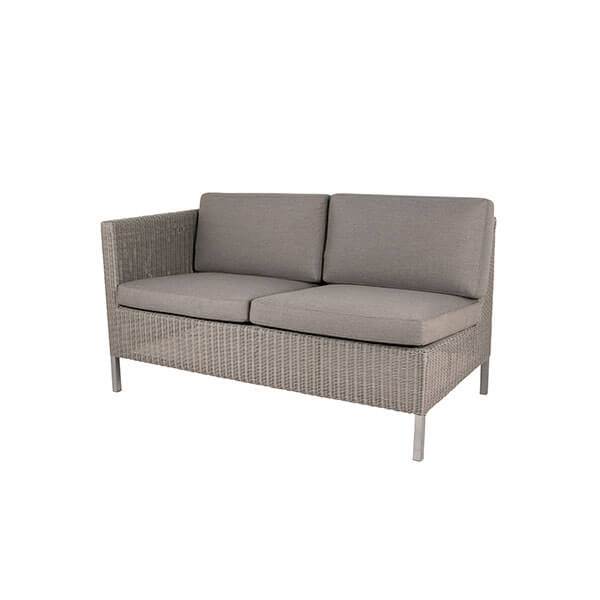 Cane-line Connect  -pers  Havesofa Taupe  Højre Modul    Hynder   Taupe  : Erling Christensen Møbler