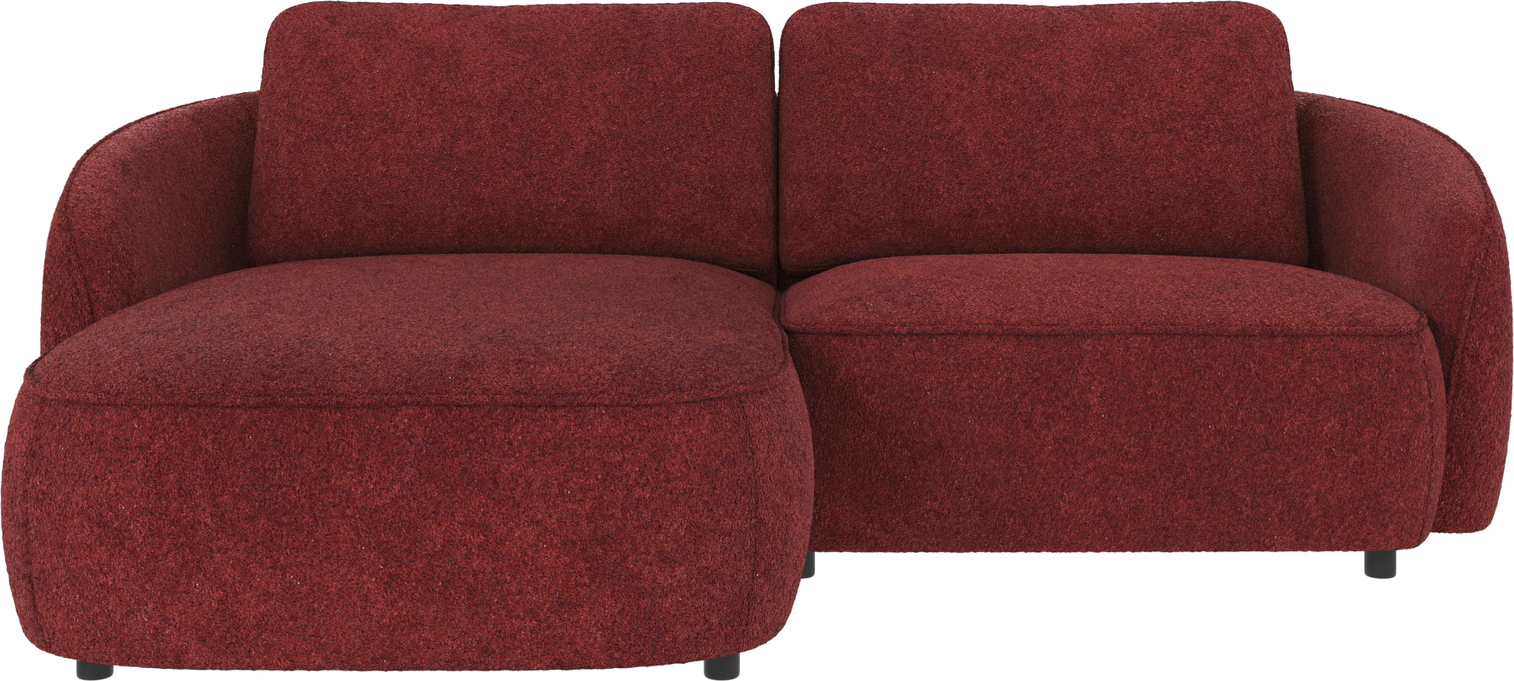 Chaiselongsofa Rowico Norris Venstrevendt Anna Polyester Rød 226x162 Cm
