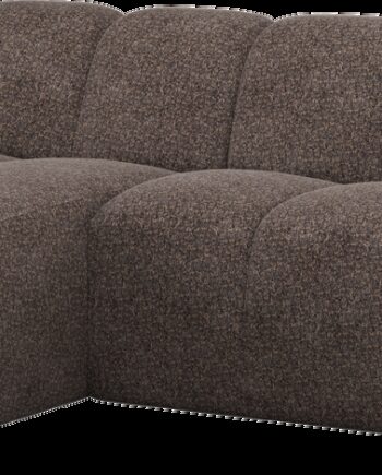 Chaiselongsofa Woood Mojo  -personers Venstrevendt Loungemodul 284x160 Cm Brun Valley   Chenille