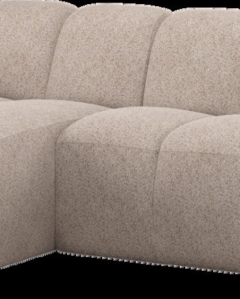 Chaiselongsofa Woood Mojo  -personers Venstrevendt 284x160 Cm Mørk Sand Valley   Chenille