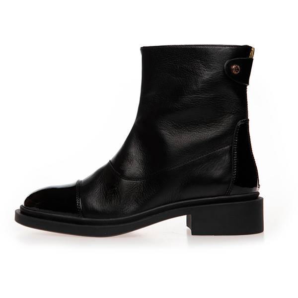 Copenhagen Shoes As You See Patent Toe Støvle Black  : Erling Christensen Møbler
