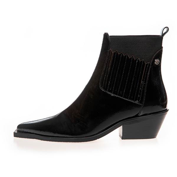 Copenhagen Shoes  The Walking Boot Patent Black  : Erling Christensen Møbler