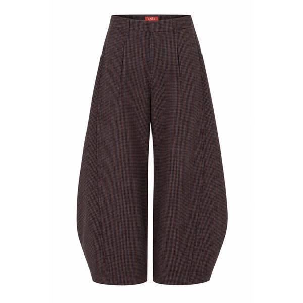 Crä   Cras Barrelcras Pants Brown Checks : Erling Christensen Møbler  : Erling Christensen Møbler