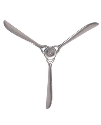 Dekorativ Propel 85x85 Cm Sølvmetal Flyvægpropel  Boligindretning Stor Aluminiumsfigur  Vægdekoration Til Hjemmet     Vægornament  Moderne Vægdekoration