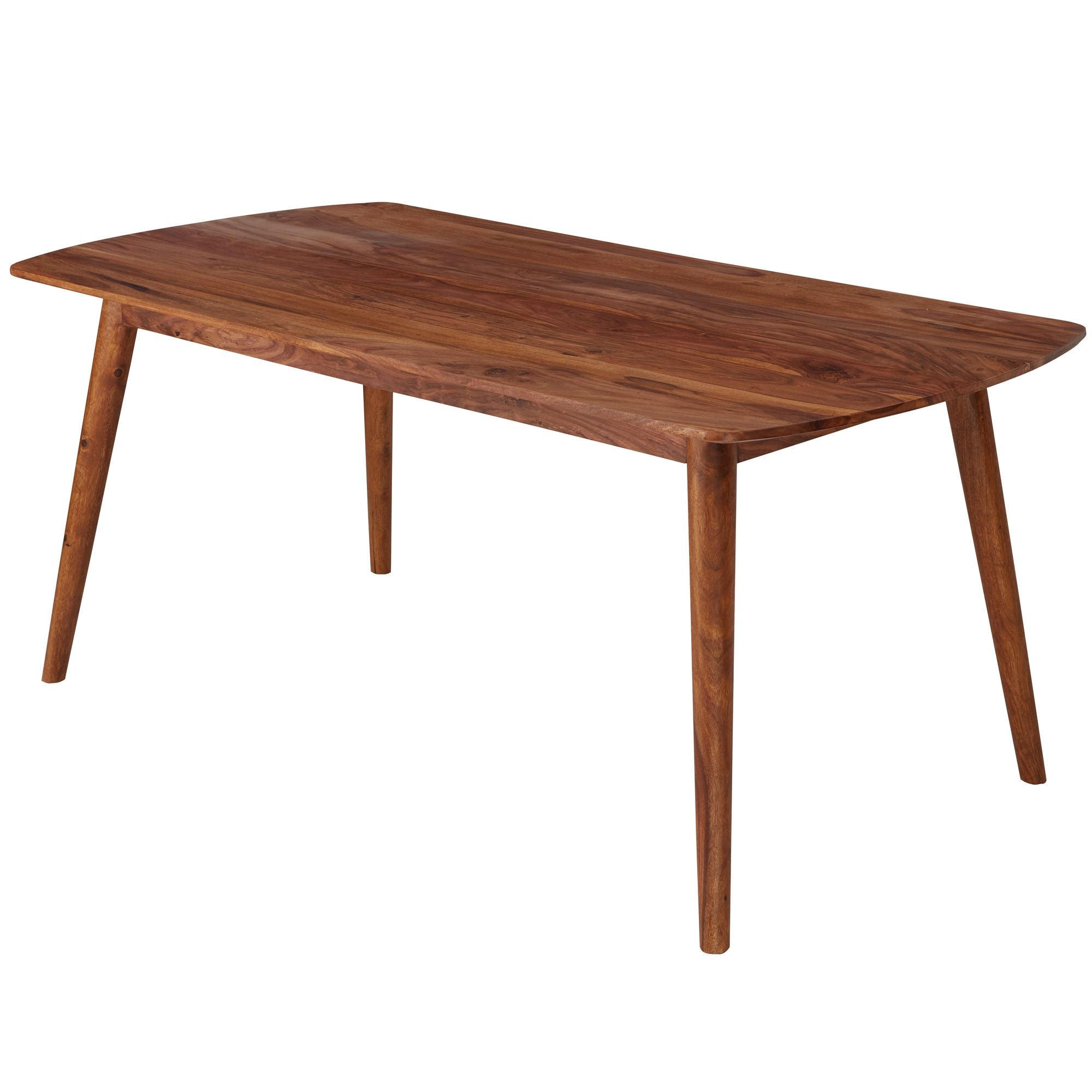 Designer Spisebord Massivt Træ 120x77x60 Cm Brun