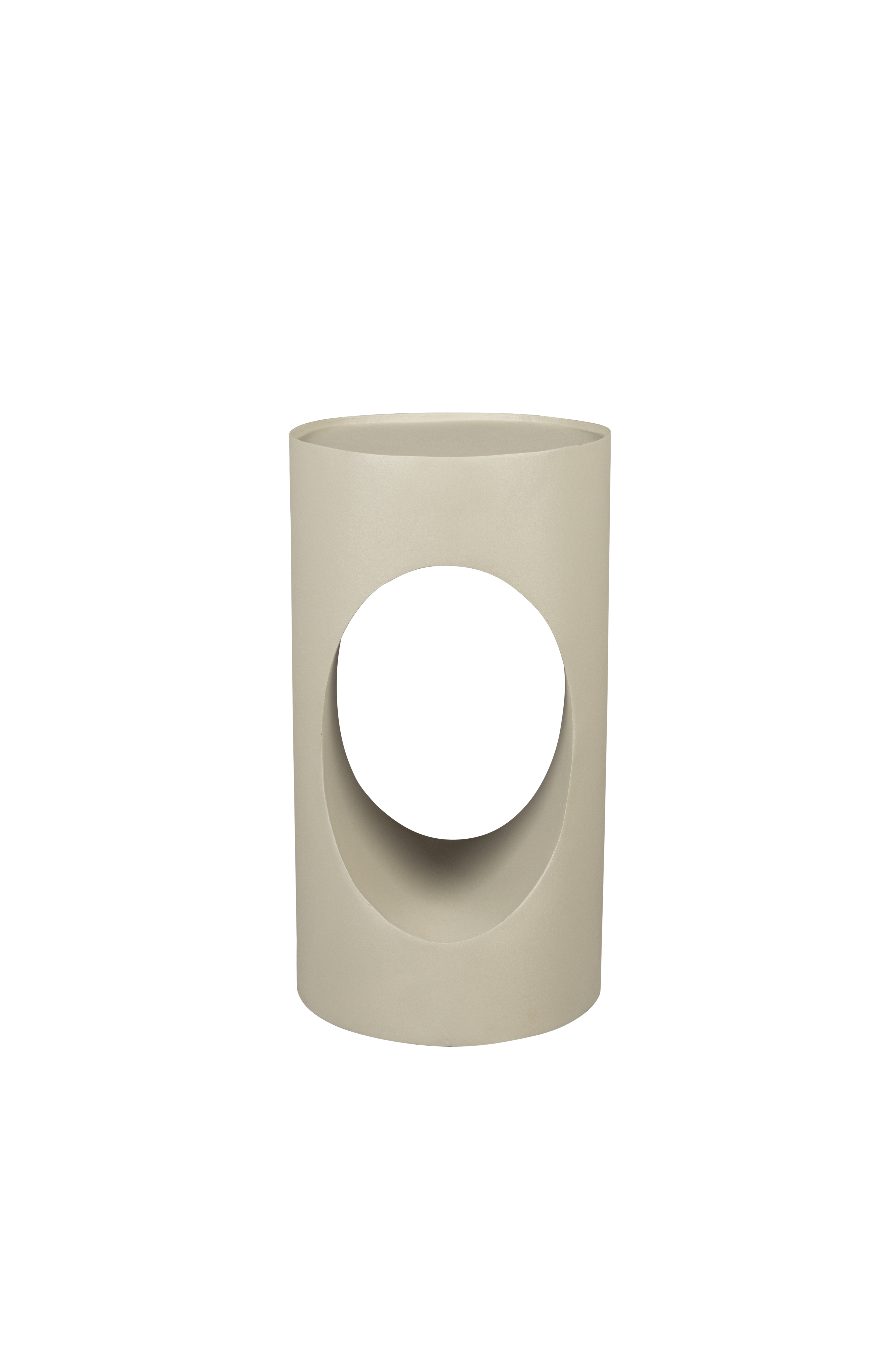 Dutchbone Sai Sidebord  Rund Sand Jern  ø30