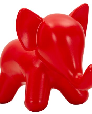 Elephant Rød Skammel Cm 86x46x56