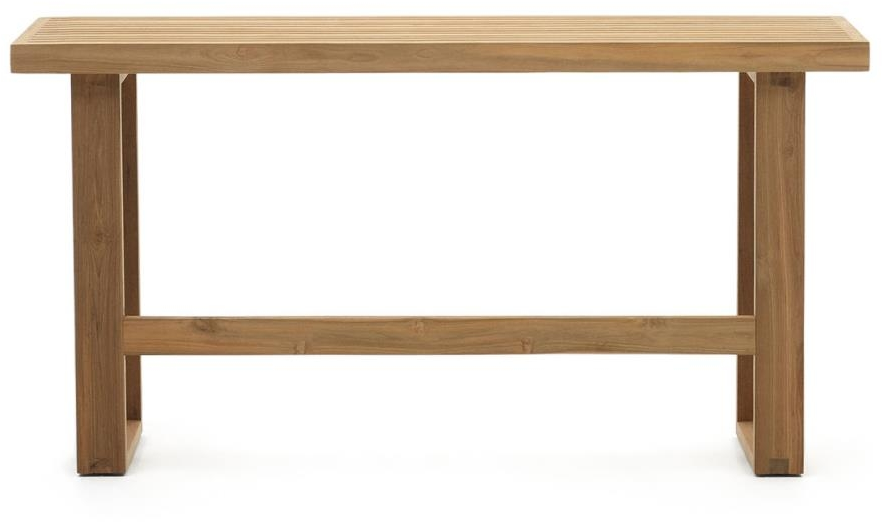 Entrébænk Kave Home Canadell   Massivt Genanvendt Teak  130 Cm