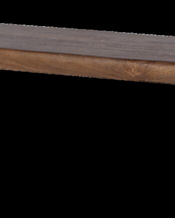 Entrébænk Woood Collection Mangotræ Varm Brun 120 Cm  Synlige årer  Unik