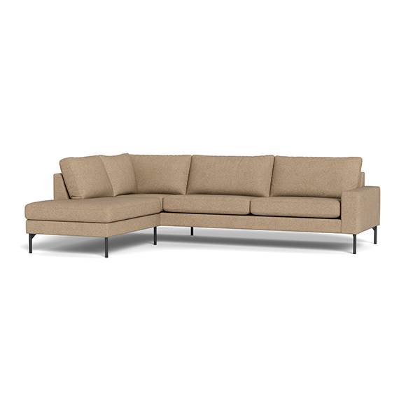 Erling Christensen Møbler Sindal Sofa Med Open-end Beige Brown : Erling Christensen Møbler  : Erling Christensen Møbler