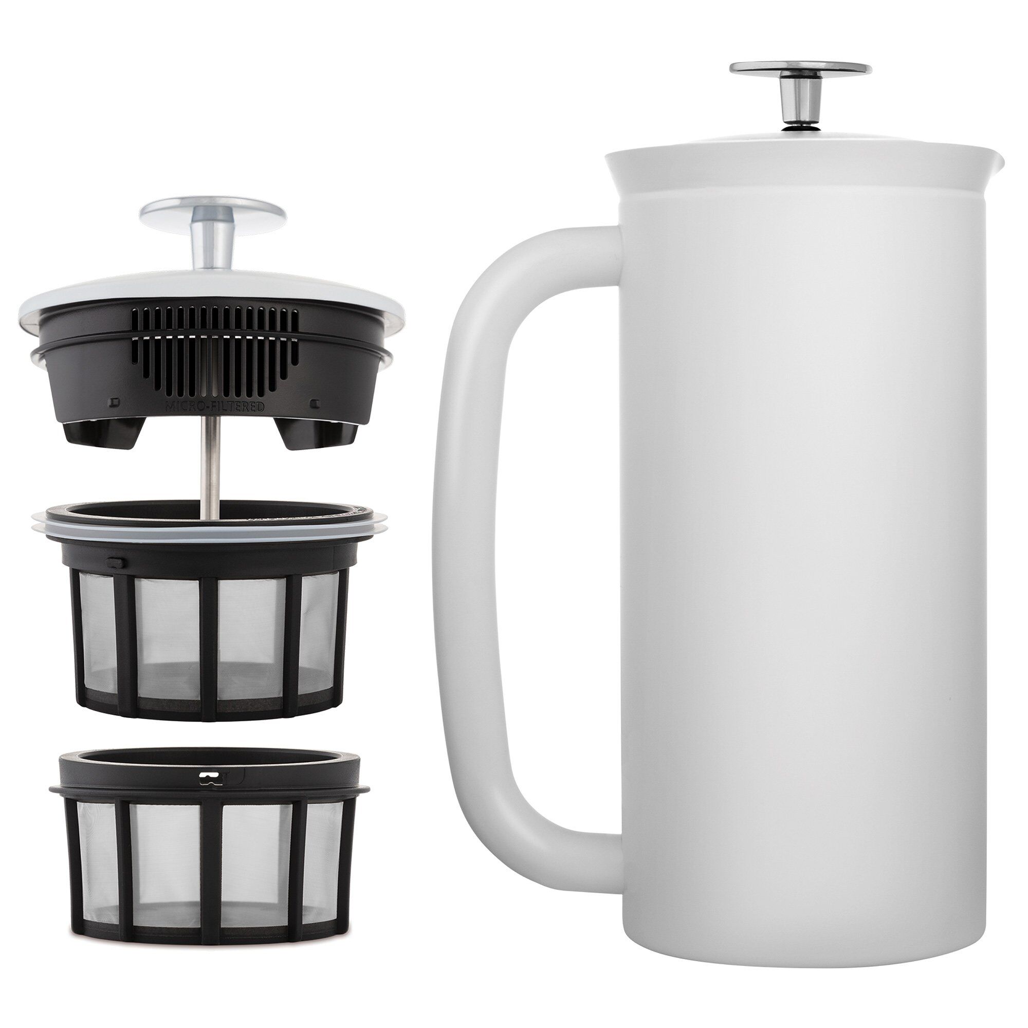 Espro P7 Stempelkande Hvid Stål Liter
