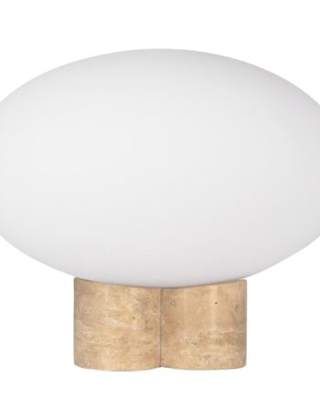 Globen Lighting Mammut Bordlampe  28 Cm  Travertin