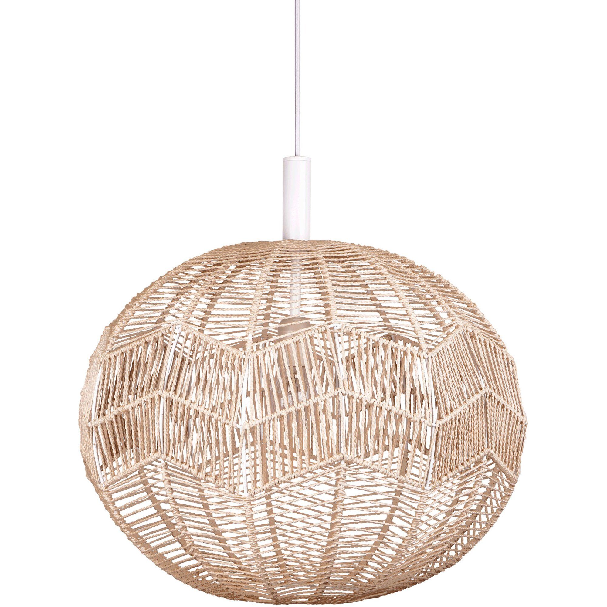 Globen Lighting Missy Pendel Natur Hvid
