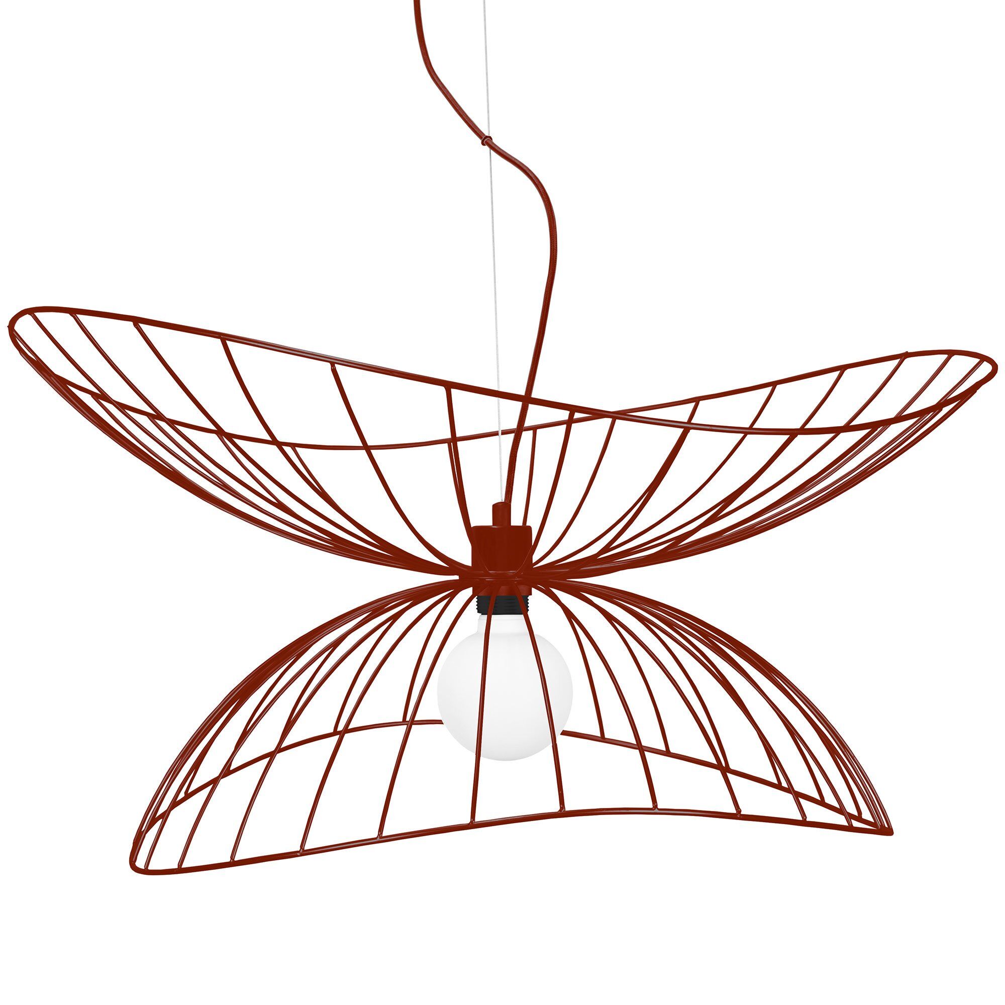 Globen Lighting Pendel Ray 70 Burgundy