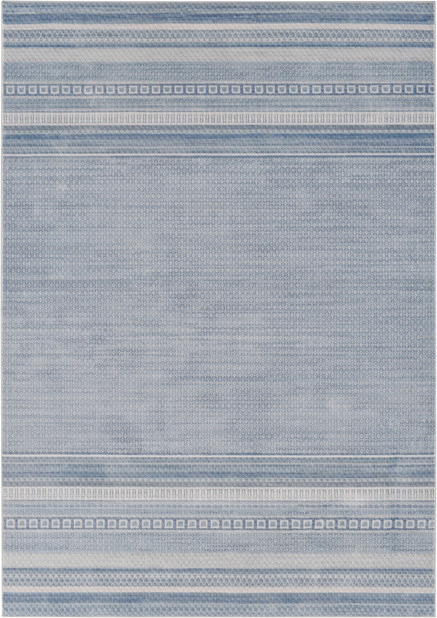 Gulvtæppe Loomery Cashmere Lyseblå 160ã 230 Cm Fladvævet Polyester
