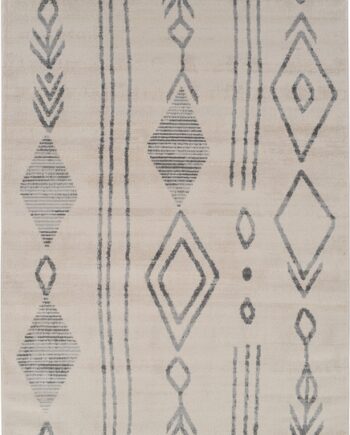 Gulvtæppe Loomery Firenze   Cm Høj Heatset Polypropylen 200ã 290 Cm Elfenben Beige