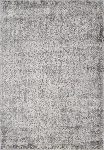 Gulvtæppe Loomery Invista 290ã 200 Cm Grå Varmefikseret Polyester