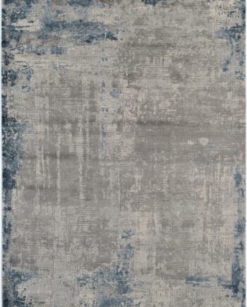 Gulvtæppe Loomery Invista 200x290 Cm   Cm Luv Gråblåt Tonet Mønster Polyester