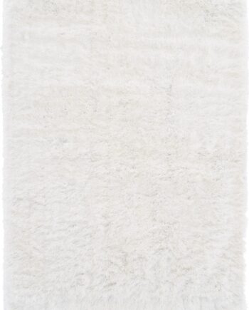 Gulvtæppe Loomery Soho Shaggy 290   200 Cm Hvid Polyester Ekstra Stor Boheme