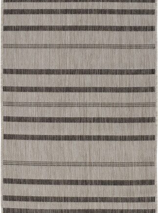 Gulvtæppe Loomery Terrace Polypropylen Lysegrå Småstensmønster 200x290 Cm Ind- Udendørs
