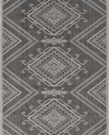 Gulvtæppe Loomery Terrace Småsten Lysegrå 200x290 Cm Indendørs Og Udendørs