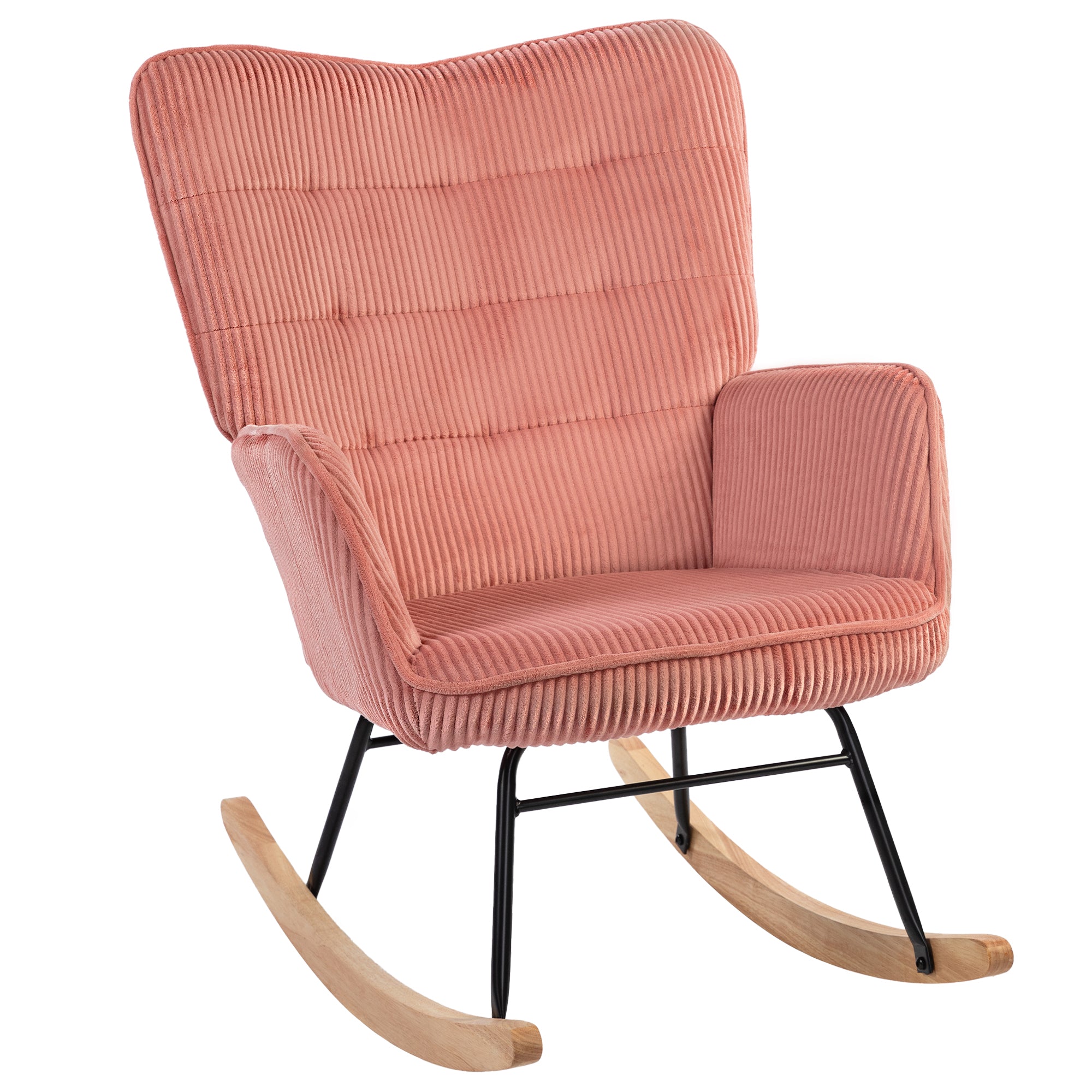 Gyngestol Lænestol Gyngestol Belastningskapacitet Op Til 120 Kg Polyester 98 71 101 Cm Pink