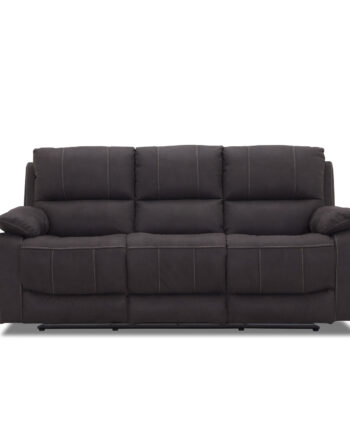 Haga Texas   Pers  Recliner Sofa Grå Polyester Og Plastik