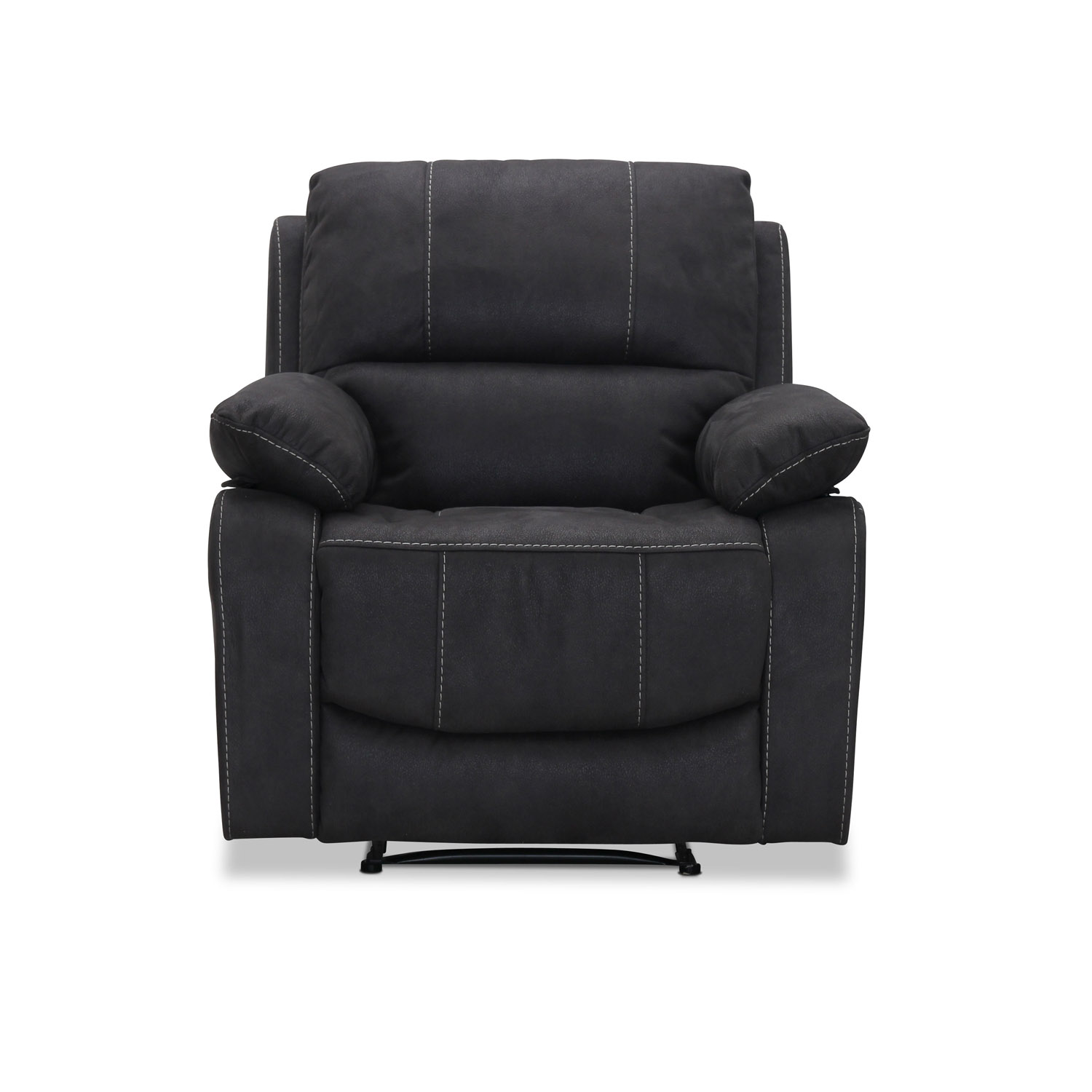 Haga Texas Recliner Lænestol Grå Polyester Og Plastik