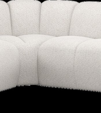 Hjørnesofa Modulsofa Woood Mojo 310x230 Cm Ecru Valley   Chenille 100  Polyester Venstremodul