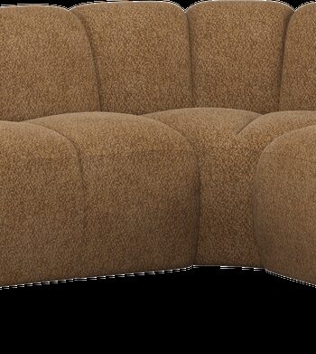 Hjørnesofa Woood Mojo Honninggul Chenille  Højrevendt  310ã 230 Cm   -  Pers