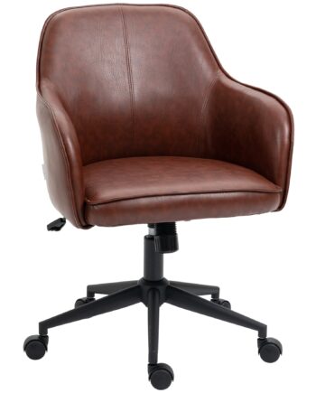 Højdejusterbar Drejelig Kontorstol 58   Cm   62 Cm   91 Cm Brun