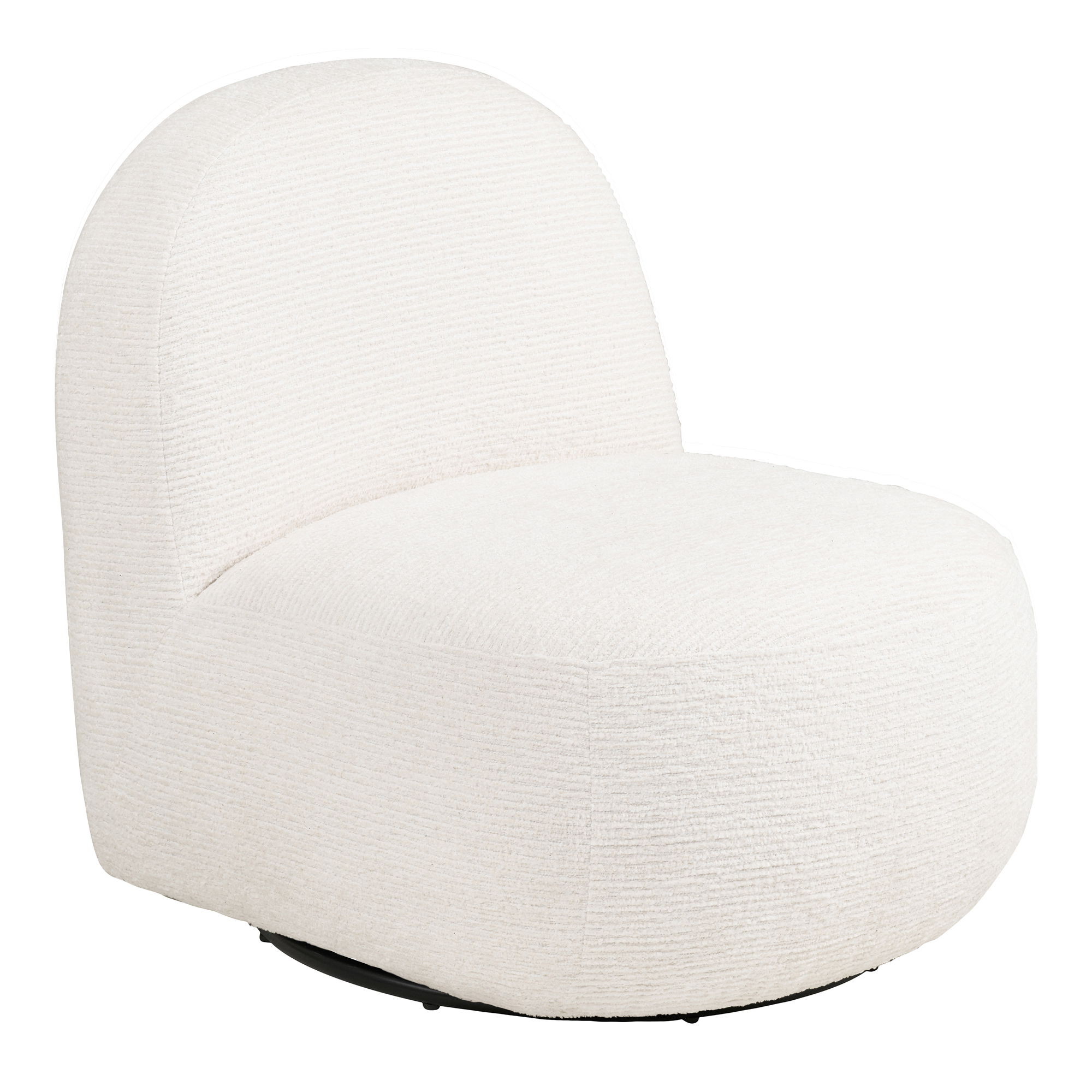 House Nordicâ Milo Drejestol Offwhite Polyester Og Metal