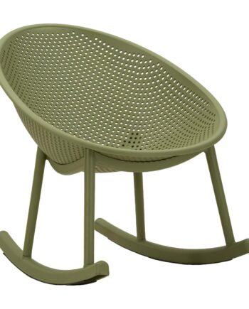 Ibiza Grøn Gyngestol Cm 66x88x80  Sædehøjde Cm 38