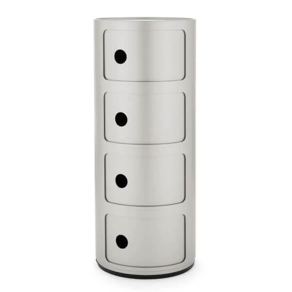 Kartell Componibili Classic   Rum Silver  : Erling Christensen Møbler