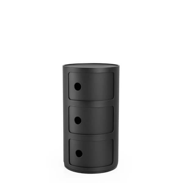 Kartell Componibili Recycled   Rum Black  : Erling Christensen Møbler