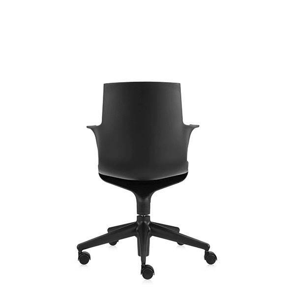 Kartell Spoon Kontorstol Sort  : Erling Christensen Møbler