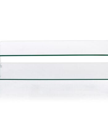 Kave Home Burano Sofabord     Hylde Klar Glas  110x55