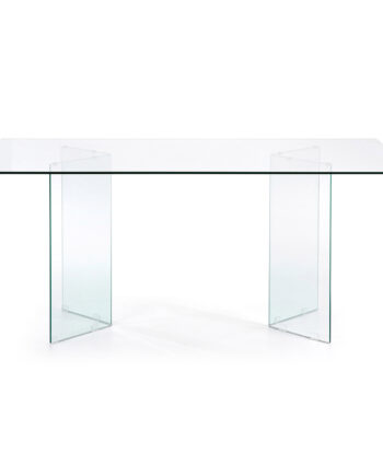 Kave Home Burano Spisebord Klar Glas  180x90