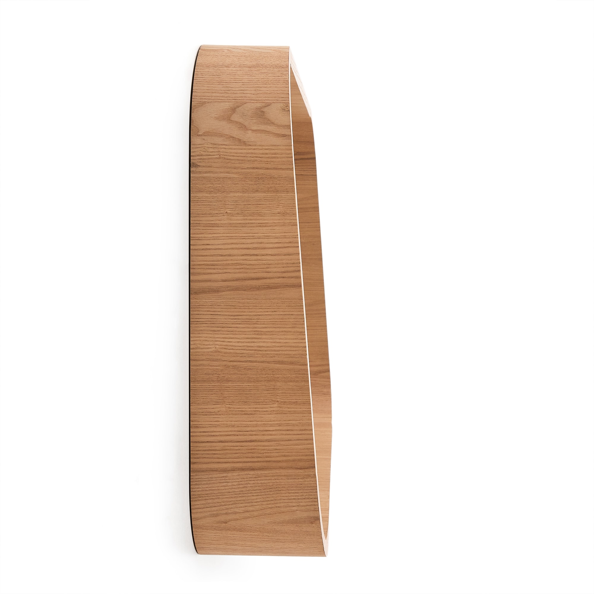 Kave Home Salaya Askelamineret Krydsfiner Indrammet Spejl   Naturlig Finish  90   60 Cm