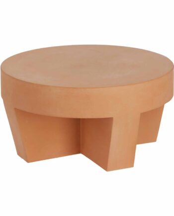 Kave Home Vilena Havebord  Rund Terracotta  ø60