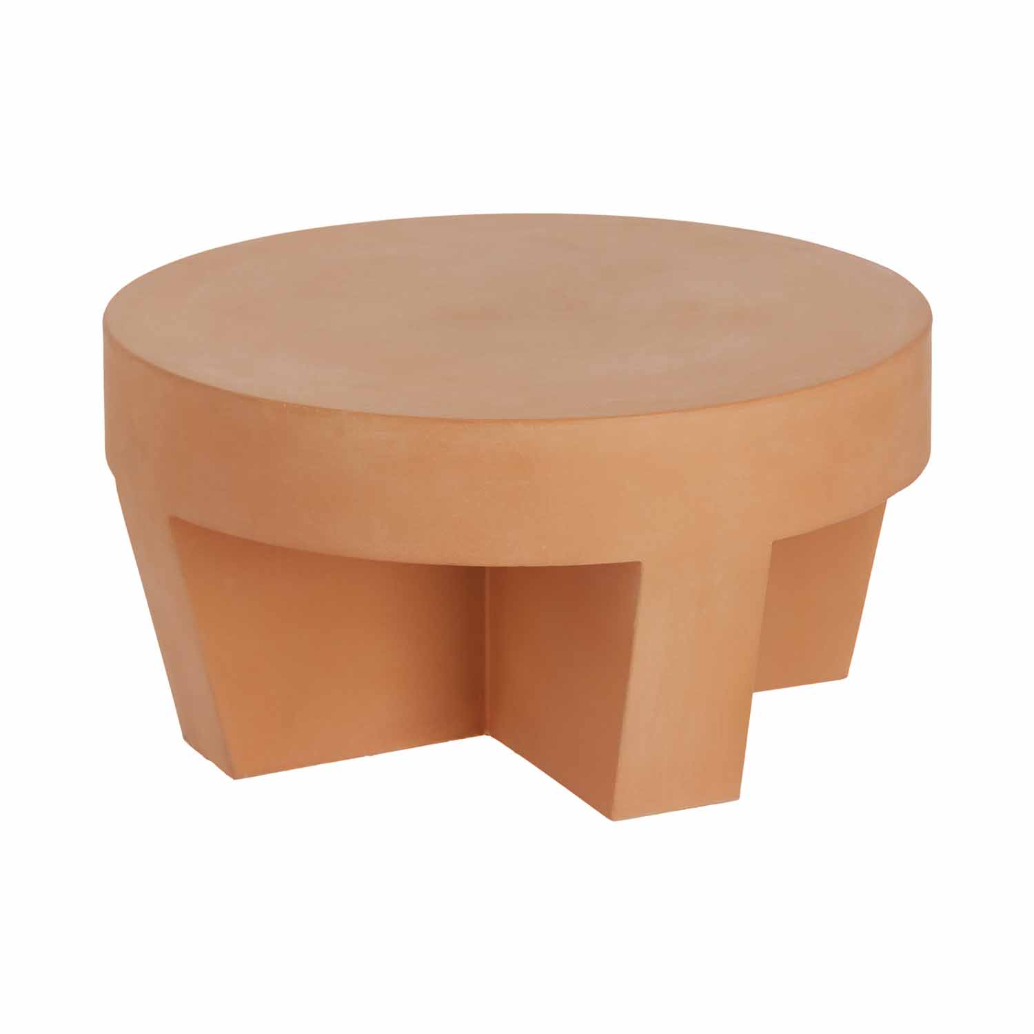 Kave Home Vilena Havebord  Rund Terracotta  ø60