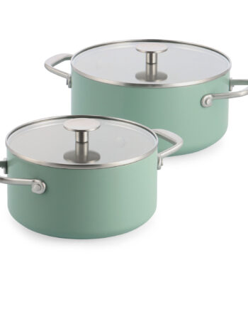 Kitchenaid Advanced Hard Anodized Grydesæt 20   24 Cm  Cardamom