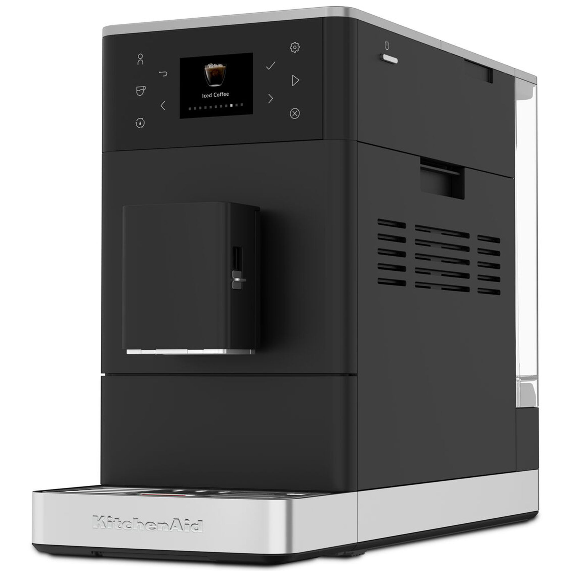 Kitchenaid Fuldautomatisk Espressomaskine Kf3 Med Iskaffe-funktion  Mat Sort