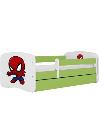 Kocot Kids Seng Babydreams Green Spiderman Uden Skuffe Med Madras 140 70