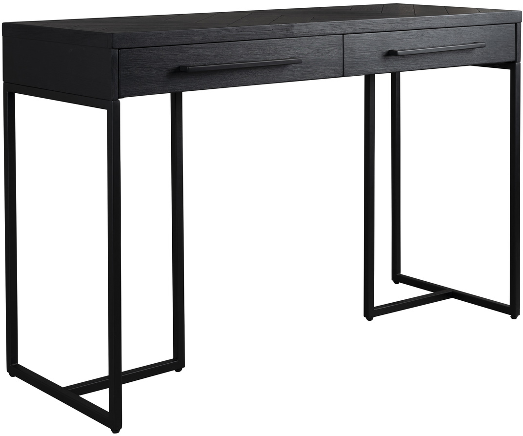 Konsolbord Dutchbone Class Antracit Akaciefinér   Stål 120x45x78 Cm