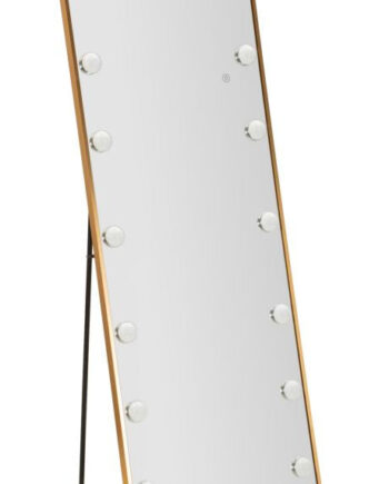 Led Gulvspejl Hollywood Rektangulær Cm 50x6-45x160    Lysfarver