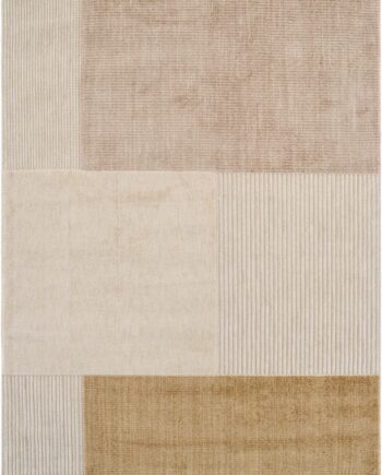 Loomery Gulvtæppe Capo 150x220 Cm Elfenben Guld Polyester